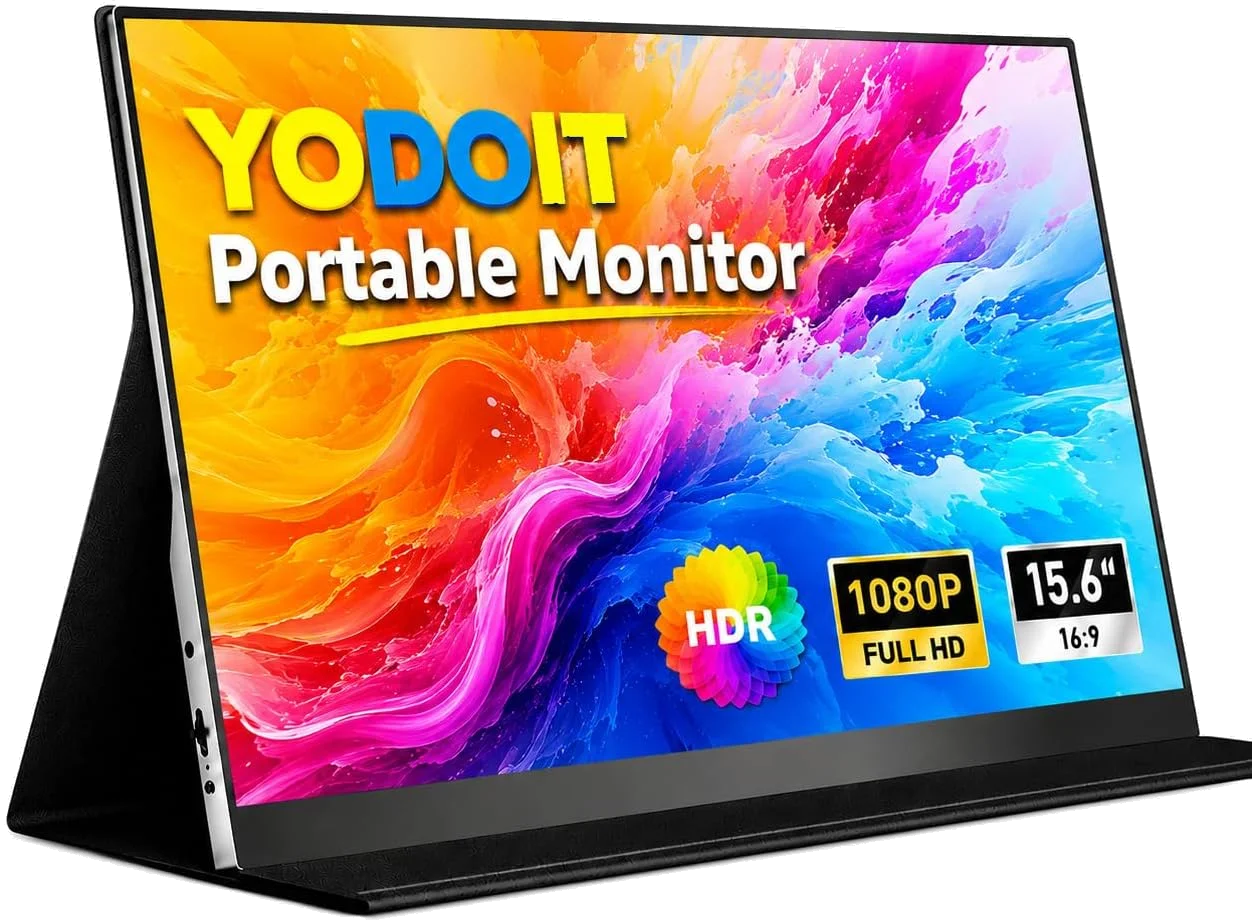 Yodoit Portable Monitor 15,6 Zoll FHD 1920x1080P